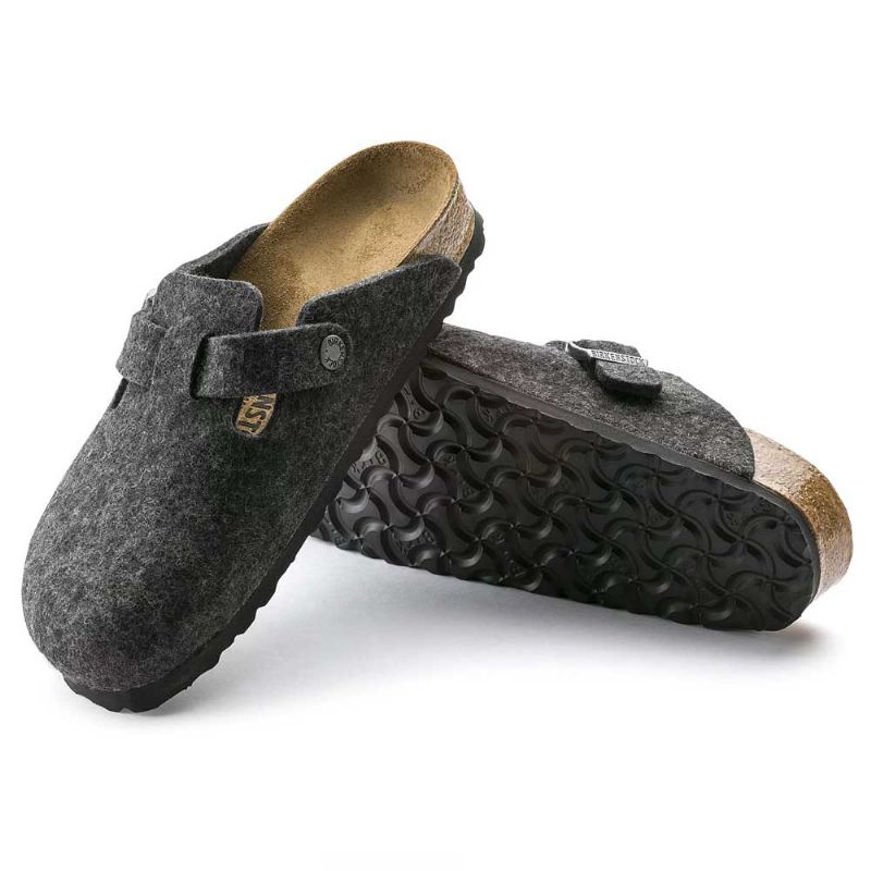 Birkenstock Boston Wool Felt Adjustable Clog Slipper